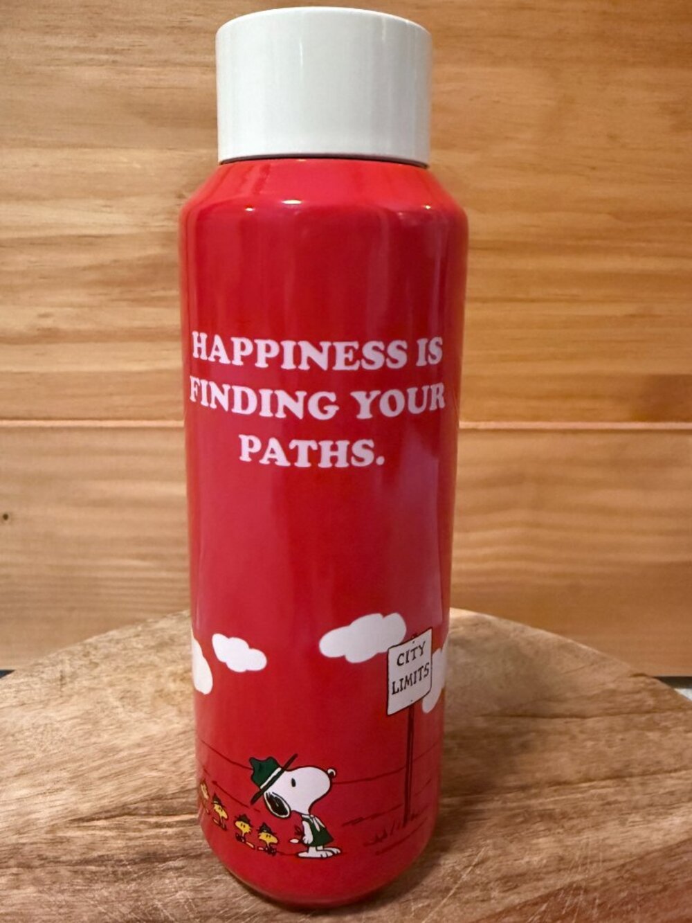 Starbucks Japan x PEANUTS Collaboration Stainless Steel Bottle Red/Beagle Scout